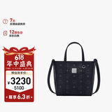 MCM 【12期免息】TONI 迷你托特包菜篮子手提包单肩斜挎包 黑色