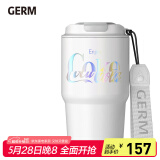 格沵（germ）可口可乐联名咖啡杯高颜值车载便携316杯子男女士大容量保温杯 极光白【可口可乐联名】 590ml