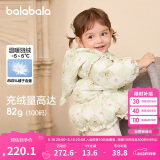 巴拉巴拉婴儿花版羽绒服女童冬季短款外套保暖甜美时尚萌208424107010