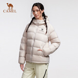 骆驼女装羽绒服秋冬新款男女同款高蓬防风保暖抗静电面包服