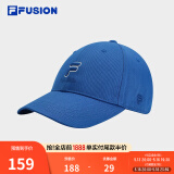 FILA FUSION斐乐潮牌棒球帽中性休闲鸭舌帽网球运动遮阳帽 艳紫蓝-BU XS