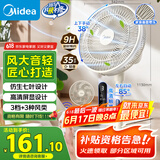美的（Midea）【劲风酷爽】七叶轻音柔风电风扇家用遥控落地扇台式桌面小型风扇大风力节能立式摇头电扇 SAH30BK