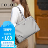 POLO电脑包女士公文包商务大容量通勤14/15英寸手提包生日礼物送女友