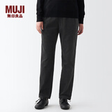 无印良品 MUJI 女式 灯芯绒轻便裤休闲裤秋冬季 纯棉全棉 BEE06C2A 深灰色 S