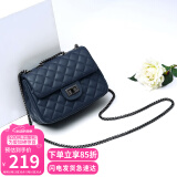 viney牛皮包包女包品牌链条包轻奢单肩斜挎包生日520送女朋友礼物老婆