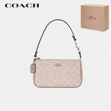 蔻驰（COACH）【品牌直供】女士NOLITA小号手提手拿包腋下包麻将包人造革
