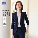 罗蒙新款女士小西装外套职业西服套装商务通勤休闲韩版西服高级感 L