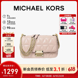 MICHAEL KORS东方简奢风礼物MK女包SLOAN皮质链条单肩斜挎包 小号 浅粉色