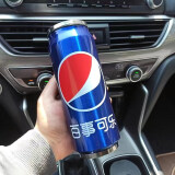 春锦秋鲤创意保温杯搞怪啤酒可乐保温杯不锈钢学生男杯子创意易拉 罐吸管 百事可乐 500ml