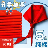 红领巾小学生超厚标准不掉色中学1米1.2米国标1.5米儿童高档 1米 标准款5条
