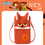 迪士尼（Disney）疯狂动物城手机包斜挎小包包女包便携零钱包卡通包尼克新年礼物