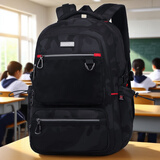 Edison高中生书包大容量初中大学生反光双肩包旅行背包 K052-5G迷彩黑