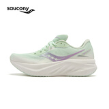 Saucony索康尼浪潮3缓震跑鞋25年秋季跑步鞋入门训练运动鞋女TIDE3 浅绿3 36