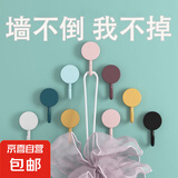 粘毛器滚筒床上头发清理神器衣服去沾除毛滚刷可撕式吸尘卷纸黏筒 普通挂钩2个装【款式随机发】