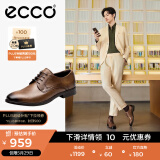 爱步（ECCO）皮鞋男 商务皮鞋男鞋简约正装皮鞋男士亮面皮鞋德比鞋 墨本621634 琥珀色62163401112 39 尺码偏大