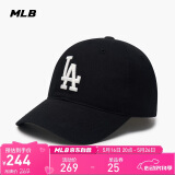 MLB帽子男女软顶棒球帽虞书欣明星同款运动鸭舌帽3ACP6601N-07BKS-F