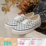 VANS范斯官方 Authentic 44 DX奶蓝棋盘格安纳海姆男女帆布鞋低帮 蓝白棋盘格 35
