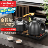 金灶（KAMJOVE）全智能自动上水电热水壶 烧水电茶炉智能恒温烧水一体机电茶壶茶具电茶炉 0.9L K9黑色【20×37cm台嵌两用】