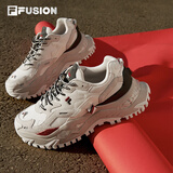 FILA FUSION斐乐女鞋BIANCO老爹鞋季新款硬糖鞋休闲鞋厚底运动鞋女 微白/甲虫绿-RD 38