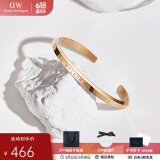 丹尼尔惠灵顿（DanielWellington）dw手镯男女 经典开口情侣手镯时尚饰品 生日礼物送女友 玫瑰金大号 DW00400001