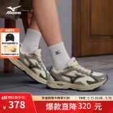 美津浓（MIZUNO）【RACER S】软底轻便运动跑步鞋男女同款缓震透气休闲慢跑鞋 20/春芽绿 36.5 (230mm)