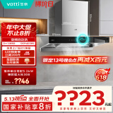 华帝（VATTI）国家补贴20%三腔抽油烟机双子星欧式家用变频25风量大吸力自动清洗一级能效脱排油烟机 i11S18