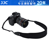 JJC 单反相机肩带 挂脖背带 适用于佳能R7 R10 R RP R5 R6 A7M3 A7M4 XT30尼康Z6II Z30索尼配件 黑色