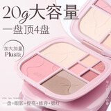 荔树八色眼部面部综合盘修容提亮遮瑕腮红初学者一体盘 