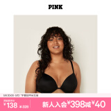 维多利亚的秘密（Victoria's Secret）PINK 夏季圆盘胸内衣2805舒适3/4罩杯聚拢外扩文胸胸罩无痕聚拢 2ZUO黑色 11202805 75B （34B）