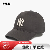 MLB帽子男女软顶棒球帽虞书欣明星同款运动鸭舌帽3ACP6601N-50CGS-F