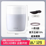 ASVEL迷你保温杯学生宽口小闷焖烧杯儿童便携保温饭盒外出辅食杯汤杯 香芋紫 300ml
