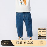 巴拉巴拉童装男童裤子简约日常儿童春装小童宝宝长裤潮208124108105