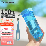 特百惠（Tupperware）莹彩430ML塑料杯 男女学生便携运动水杯子户外家用办公 晴天蓝