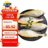 三都港冷冻三去大黄鱼净重1300g/共3条 宁德黄花鱼 生鲜 鱼类 海鲜水产