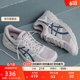 亚瑟士ASICS男鞋跑步鞋缓震透气跑鞋舒适耐磨运动鞋GEL-CONTEND 4 灰色/深蓝色 42.5