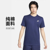 耐克（NIKE）春夏男 T恤 AS M NSW  TEE 运动服 AR4999-410 深蓝 L