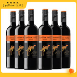 黄尾袋鼠（Yellow Tail）世界系列红酒 梅洛红葡萄酒 750ml*6瓶 整箱装原瓶进口红酒