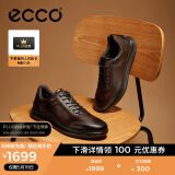 爱步（ECCO）商务休闲鞋 男士休闲皮鞋男鞋牛皮休闲运动鞋子正装鞋 雅仕207124 可可棕20712401482 43