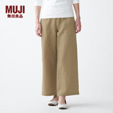 无印良品 MUJI 女式 法国亚麻 直筒裤 402825 BEG01C1S 驼色 S