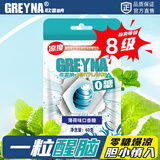 GREYNA 歌雷呐 爆凉 8级凉感 薄荷味口香糖 60g/包  开车犯困 提神醒脑