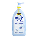 哈罗闪（sanosan）婴儿洗发沐浴露二合一套装400ml*2 【0-12岁】儿童洗发水易冲洗