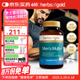 HerbsofGold 男士复合维生素b多维备孕番茄红素钙铁锌硒澳洲进口60片