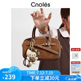 蔻一（Cnoles）保龄球包包2025新高级小众款斜挎手提包高端大品牌女生包包
