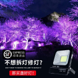 朋科 led投光灯 室外树灯彩灯紫色灯露天园林灯插地灯地面射灯防水公园照树灯植物紫光灯树木装饰灯 【30W 紫光】高亮节能 防水耐用