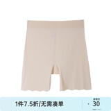 纤莉秀大码女装防走光不卷边安全裤丝滑轻薄无痕裸感打底裤春新款1730 肤色 4XL