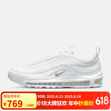 耐克男子休闲鞋AIR MAX 97运动鞋921826-101 白色 40.5 
