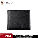 暇步士（Hush Puppies）钱包男士头层牛皮短款休闲钱夹驾驶证包防盗刷票夹520礼物