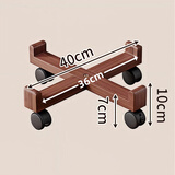 座之美实木圆凳子可叠放叠叠凳家用吃饭可收纳组合餐凳边几新中式叠叠乐 底托-泰国橡胶木【拍下备注颜色】
