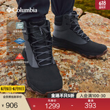 Columbia哥伦比亚户外男热能反射夹棉轻盈缓震防水雪地靴BM2032 028 灰色/黑色 40.5 (25.5cm)