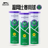 Slazenger史莱辛格网球温网官方用球铁罐训练网球高级比赛球耐磨豹子球 新包装铁罐340981 3粒装 24筒 整箱